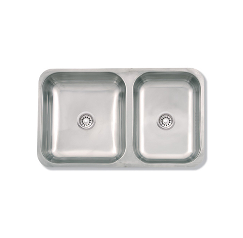 Bacha Acero Inoxidable Cocina Doble 64x37x15 MI PILETA