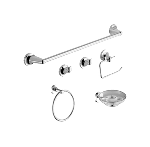 Kit Baño Metálico Nova 6 Piezas