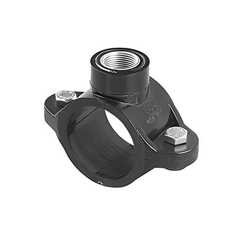 Abrazaderas PVC Con Inserto con Bulón