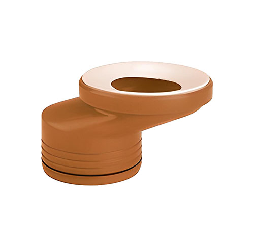 Adaptador Excéntrico Inodoro 105 Acanalado para Tubo 110 Desplaza 12 mm Awaduct