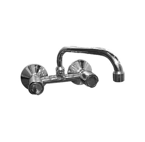Grifería Pared Pico Alto 15 CM Volante Plástico