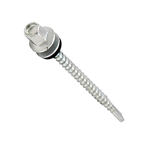 Tornillo Hexagonal Punta Mecha Arandela Chapa Vulcanizada