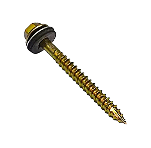 Tornillo Hexagonal Punta Calada Arandela PVC